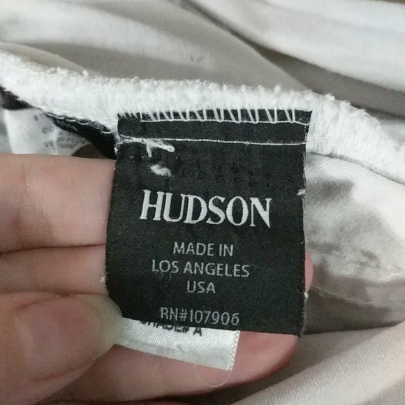 Hudson A Pea In The Pod Collection White Denim Maternity Skirt - size 27 - Picture 2 of 8